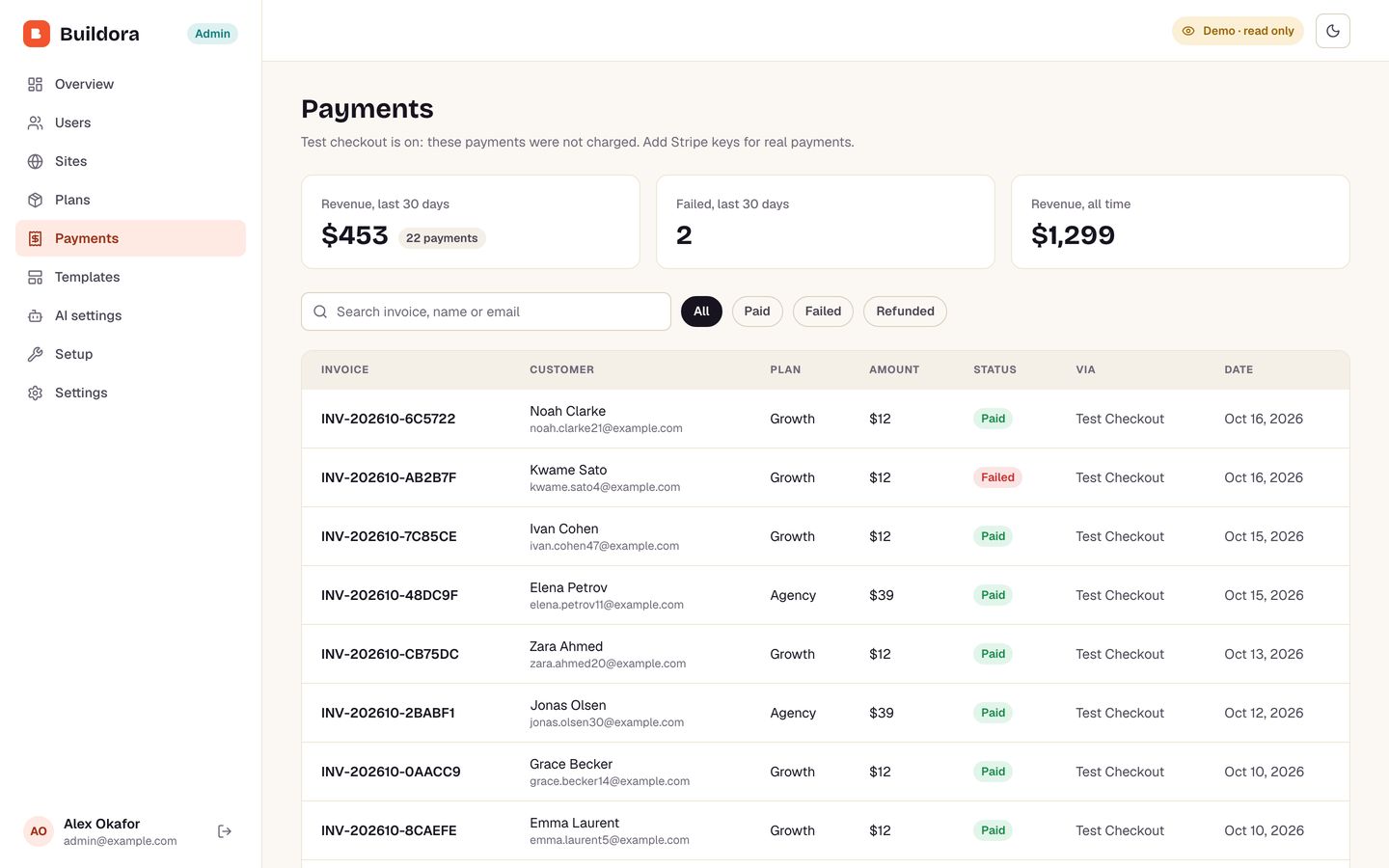 Payments