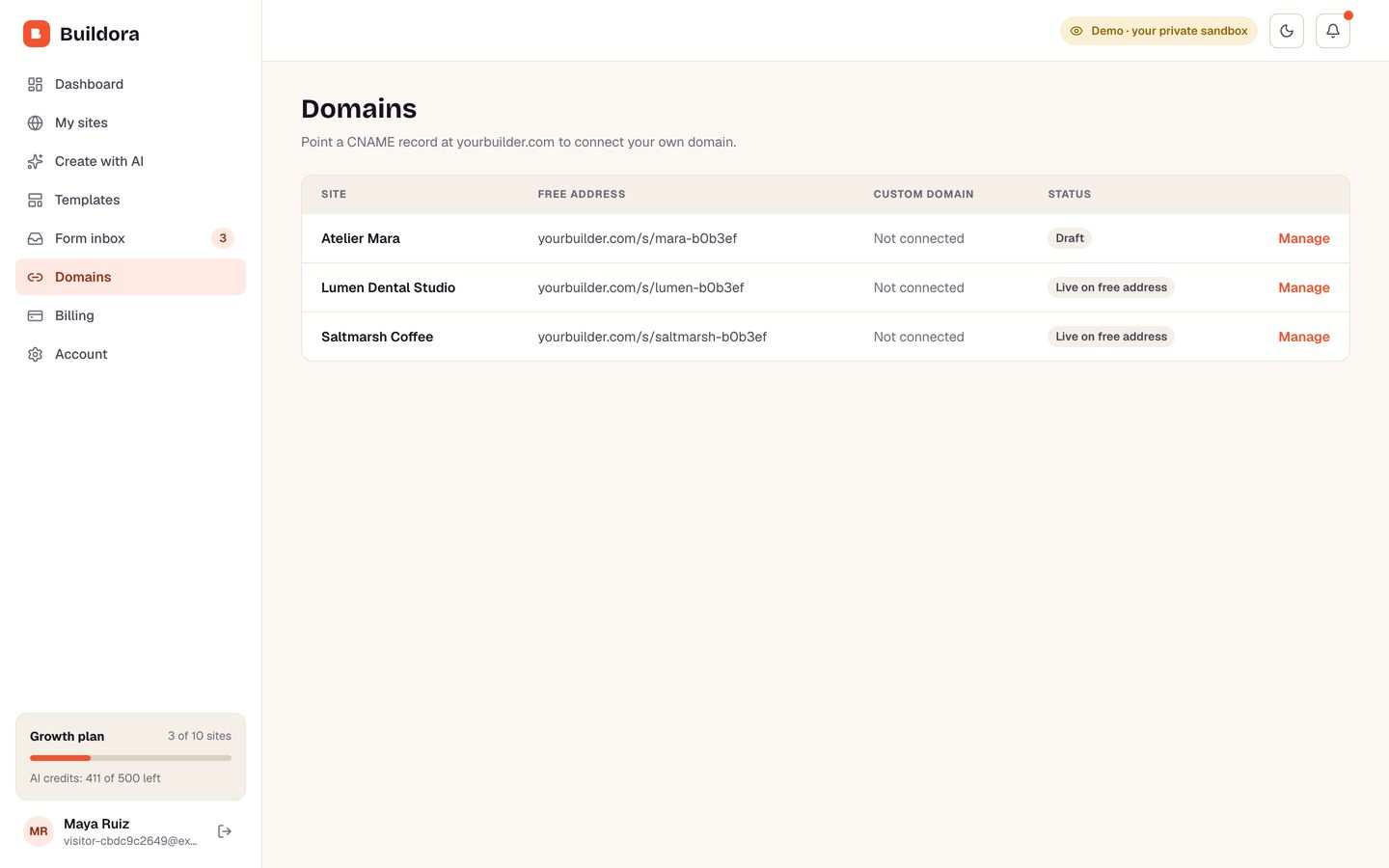 Domains